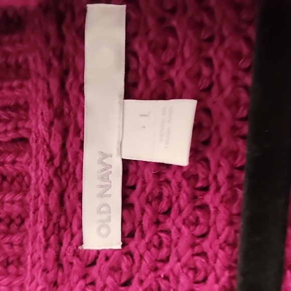 Like New! Beautiful wine cardigan wool blend - Picture 2 of 4